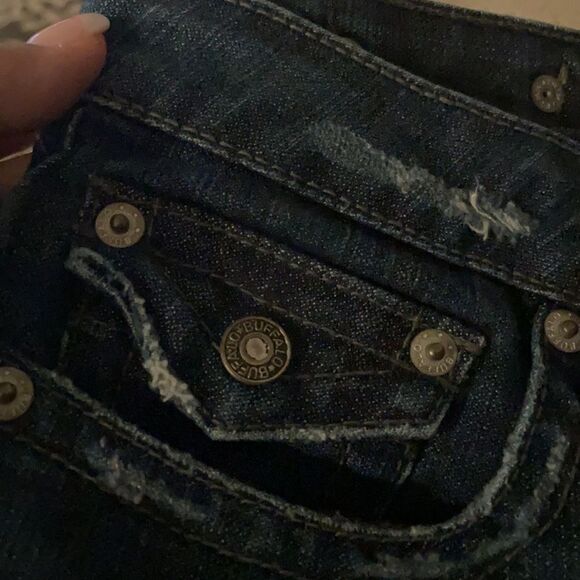 Buffalo Dark Blue Mid Rise Jeans Sz 30 - Picture 7 of 9